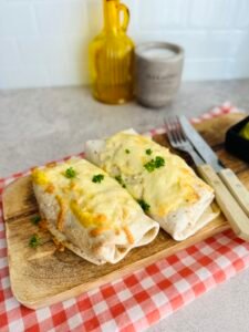BBQ chicken enchiladas