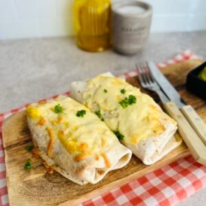 BBQ chicken enchiladas