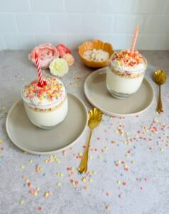 Protein Birthday Cake Glaasjes