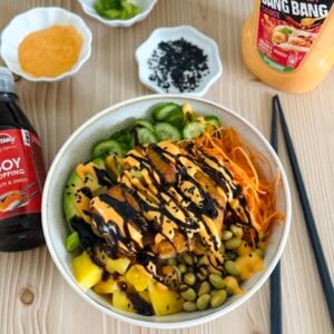 kibbeling poke bowl